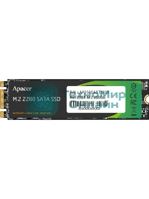 Накопитель SSD Apacer M.2 2280 256GB AST280X Client SATA