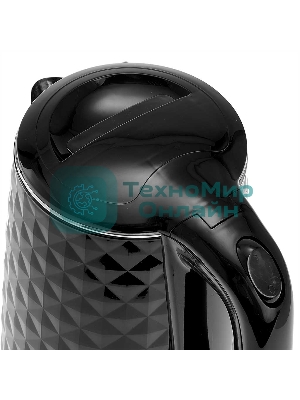 Чайник электрический ВАСИЛИСА ВА-1033 пластик, черный, 1.8 л (12)