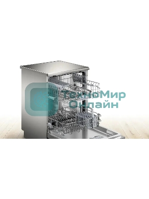 Посудомоечная машина Bosch SMS26DI00T, серебристый, 60 см, 13 компл., сушка теплообменник, 48 дБ, класс D