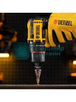 Сверло ступенчатое Denzel 4-6-8-10-12-14-16-18-20 мм, Р6М5К5, 6-гр. хвостовик 723613