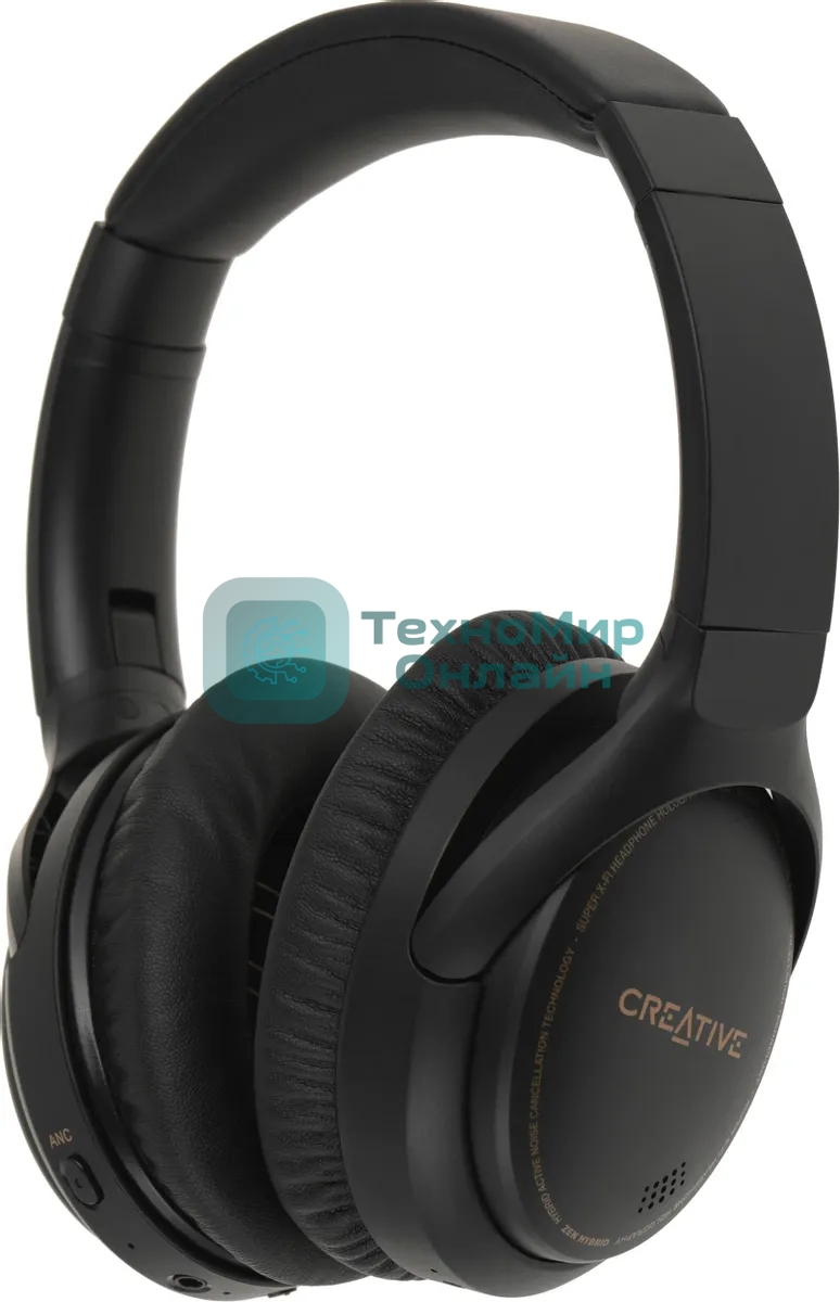 Беспроводные/проводные наушники Creative Zen Hybrid белый, полноформатные, Bluetooth + проводной, активное шумоподавление