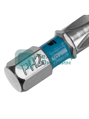 Бита PH2х25мм, сталь S2, шестигр., 10 шт