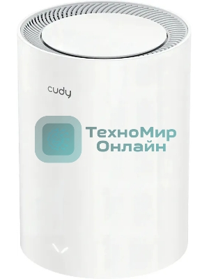Маршрутизатор Cudy BE3600 Wi-Fi 7 Mesh Solution Gigabit Dual Band 1-Pack, Chipset Broadcom, 802.11be/ax/ac/a/b/g/n, 2882Mbps at 5GHz + 688Mbps at 2.4GHz, 3 x 10/100/1000Mbps Ports, Internal antennas, Zerotier/PPTP/L2TP/OpenVPN/WireGuard, MLO, MU-MIMO, Guest network, WPS, DDN