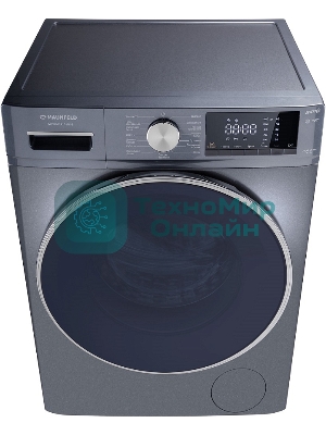 Стиральная машина Maunfeld MFWM1410SB02 темно-серебристый, загрузка фронтальная 10 кг, 1400 об/мин., класс: А+++