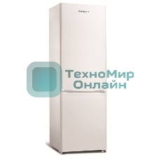Холодильник Kraft KF-DF205W белый двухкамерный 166/64л морозилка снизу