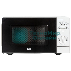 Микроволновая печь JVC JK-MW123M белый, 20 л, 700 Вт, переключатели - поворотный механизм
