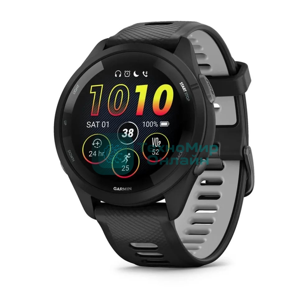 Умные часы Garmin Forerunner 265 черный 46,1мм