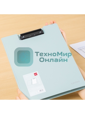 Папка-планшет Deli EF404 A4 полипропилен, ассорти с крышкой