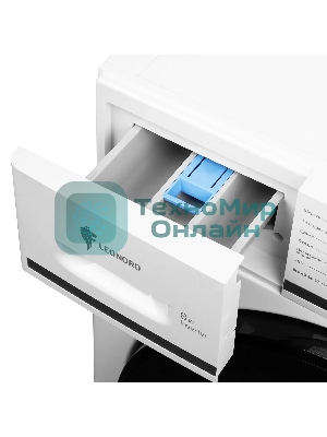 Стиральная машина с сушкой LEONORD LWM-103812D (109591) белая, загрузка фронтальная 8кг, 1200 об/мин., класс: B