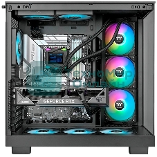 Система жидкостного охлаждения Thermaltake LA360-S ARGB Soc-AM5/AM4/1200/1700/1851 черный 4-pin 38.35dB Al+Cu LCD 360W Ret (CL-W462-PL12SW-A)