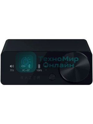 Гарнитура Razer Kraken V4 Pro чёрный, беспроводная + проводная, радиоканал, до 45 ч, подсветка