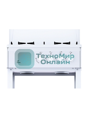 Плита газовая Flama AVG 1401 W белый,крышка