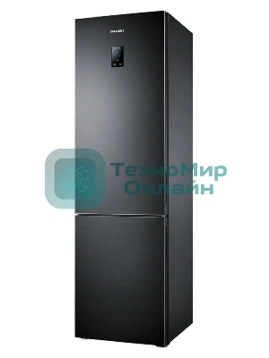 Холодильник Samsung RB37A5291B1 графит двухкамерный 269/98л морозилка снизу, No Frost