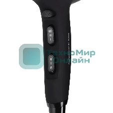 Фен Vitek VT-8222 черный/серебристый, 2200 Вт, ионизация