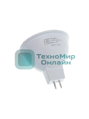 Лампа светодиодная Ресанта LL-R-MR16-7W-230-3K-GU5.3 рефлекторная, 7 Вт, теплый, GU5.3