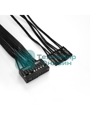 Компьютерный корпус Miditower ExeGate AA-440-AA400 (ATX, AA400 8 см, 2*USB, аудио)