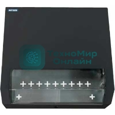 Шкаф коммутационный NTSS (NTSS-SOHO5U-BL) настенный 5U 520x140 мм пер. дв. стекл несъемн. бок. пан. 80 кг черный