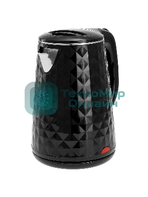 Чайник электрический ВАСИЛИСА ВА-1033 пластик, черный, 1.8 л (12)