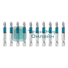 Бита PH2х50 мм, сталь S2, кругл., 10 шт. Gross