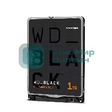 Жесткий диск WD 1Tb 7200rpm SATA-III WD10SPSX черный 64Mb 2.5
