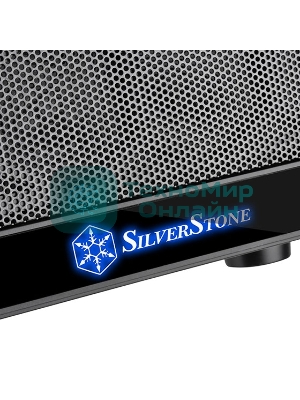 Компьютерный корпус Silverstone SST-PS15B-PRO Precision Mini Tower Micro ATX Computer Case, tempered glass, 2x 120мм ARGb, 1x ARGb Controller, black