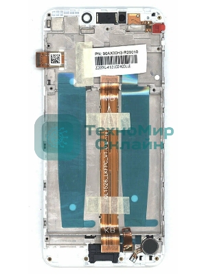 Дисплей для Asus ZenFone 4 Max ZC520KL, белый с рамкой