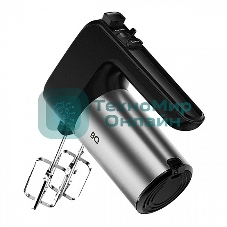 Миксер BQ MX323 Steel-black, Мощность 500 Вт, 6 скоростей, Режим Турбо
