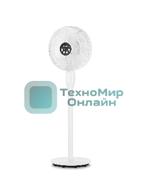 Вентилятор напольный Coolfort CF-2030 50Вт скоростей:3 ПДУ белый/черный