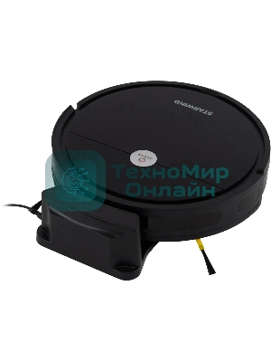 Робот-пылесос Starwind SRV5550 черный, 15 Вт, 2000 мА·ч Li-Ion, уборка влажная/сухая, пылесборник контейнер 0.3 л