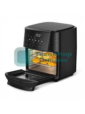 Аэрогриль BQ GR2009 белый, 1800 Вт, 12 л, сенсор, 8 программ