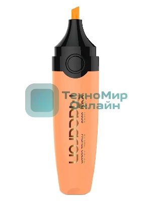 Текстовыделитель Deli EU356-OR Macaron, скошенный пишущий наконечник, 1-5мм, персиковый