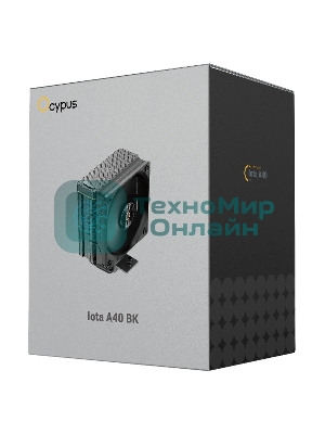 Кулер для процессора Cooler Ocypus Iota A40 BK черный 120мм алюминий+медь 2000rpm 29db 4-pin 220W 156мм