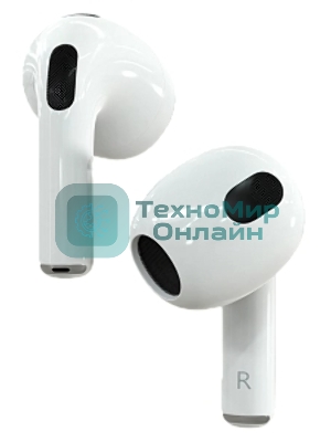 Наушники TWS More Choice BW04 белый, вкладыши, Bluetooth 5.1, сенсорное управление, до 4 ч