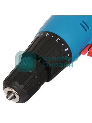 Дрель-шуруповерт аккумуляторная безударная СОЮЗ ДУС-2142 450Вт, 0-750 об/мин, 14.5Нм, рег.кр.мом. ДУС-2142