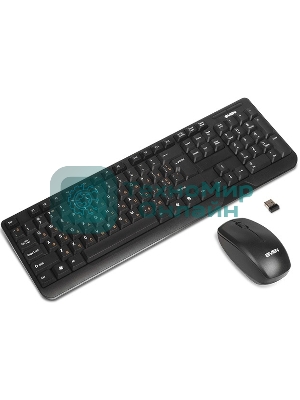Комплект клавиатура + мышь SVEN Comfort 3300 Wireless Беспроводной SV-03103300WB