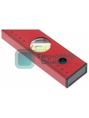 Уровень Matrix 800 мм 3 глазка, линейка, алюминиевый, красный,