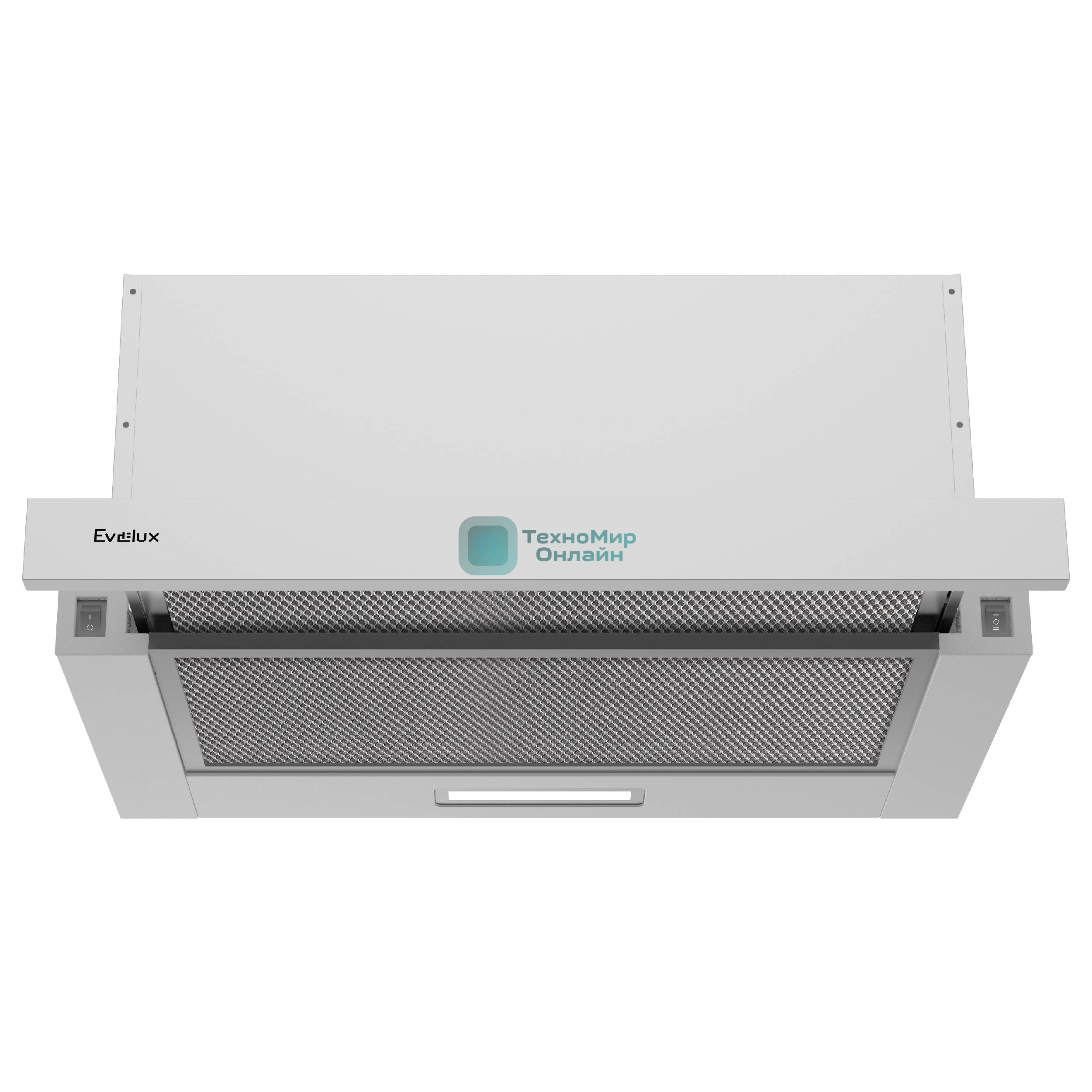 Вытяжка встраиваемая Evelux TEL 50 W белый, 50 см, 710 куб. м/ч, 47 дБ