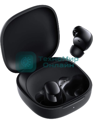 Наушники TWS Xiaomi Redmi Buds 6 Play M2420E1 черный, внутриканальные, Bluetooth, быстрая зарядка, до 7.5 ч