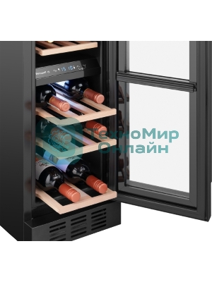 Винный холодильник Weissgauff WWCI-16 DB DualZone