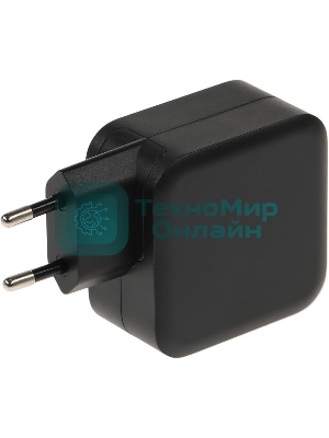 Блок питания TopON TOP-GaN-65WB автоматический 65W 5V-20V 3.25A 2xUSB от бытовой электросети LED индикатор