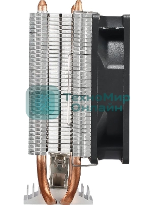 Устройство охлаждения (кулер) Aerocool Formula Ice Boid 2PSDB черный 90мм алюминий+медь 2100rpm 34db 4-pin 90W 135мм