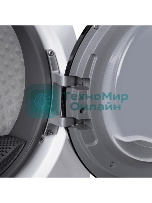 Сушильная машина Maunfeld MFDM168WH02 белый, 8 кг, сушка - тепловой насос, программ - 16, 59.5 x 84.5 x 61 см