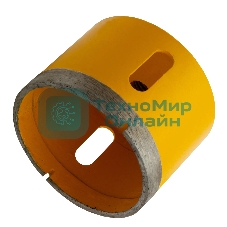 Сверло алмазное по керамограниту Denzel 75мм мокрое резание, М14