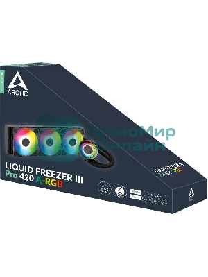 Система жидкостного охлаждения Arctic Cooling Liquid Freezer III Pro 420 A-RGb Multi Compatible All-In-One CPU Water Cooler (ACFRE00185A)