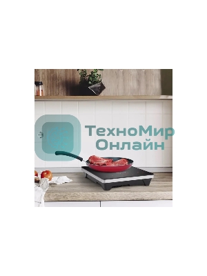 Плита настольная инфракрасная Kitfort КТ-153 черный/серебристый стеклокерамика