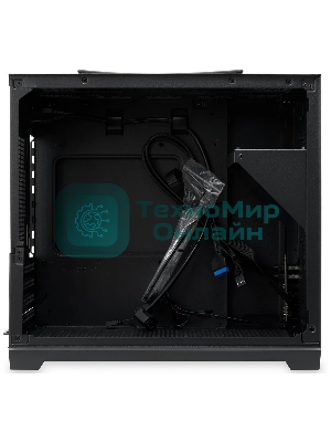 Компьютерный корпус без блока питания Case HSPD M211, Mesh Mini-tower, Black, TG, 0.7 SPCC, no fans,mATX, mITX, 175/330/150мм, 2x2.5