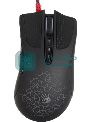 Мышь проводная A4Tech Bloody AL90 Blazing черный, 12000 dpi, USB, кнопки - 8
