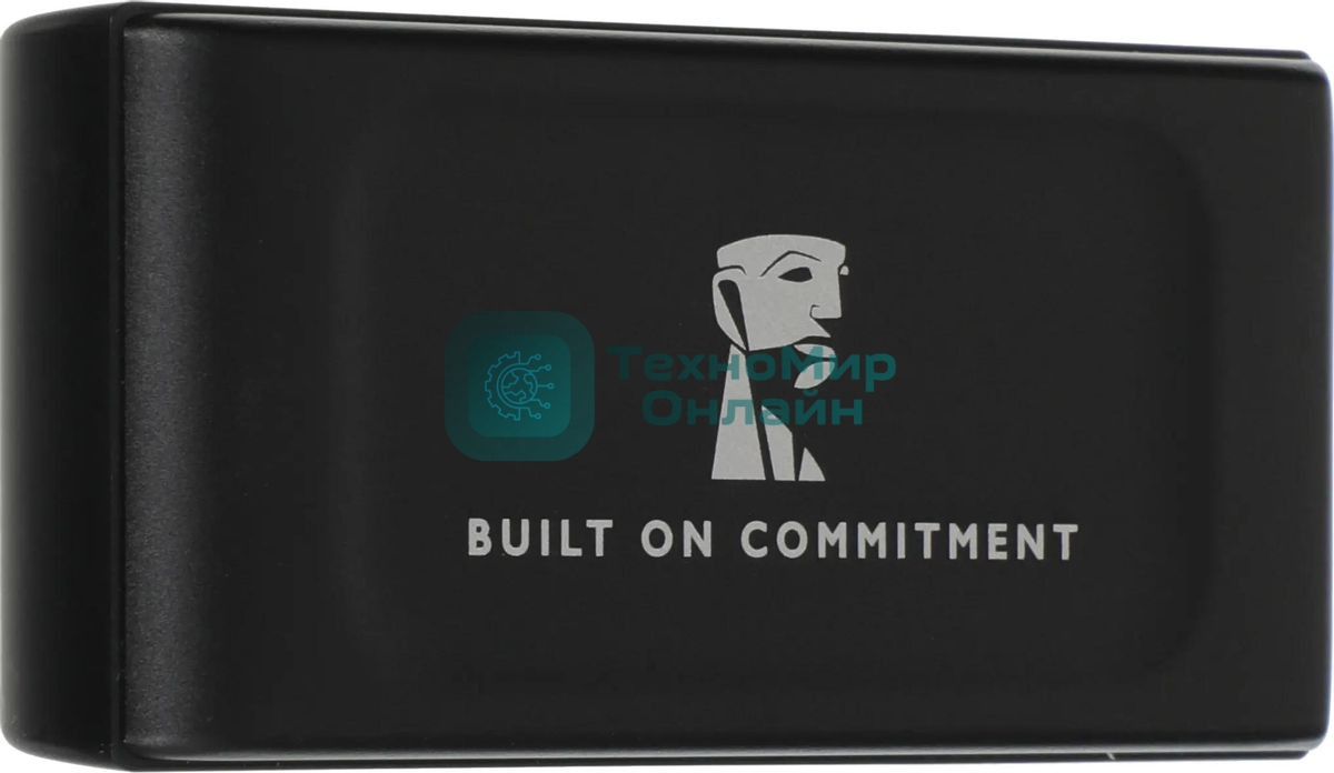 Внешний SSD Kingston XS1000, 2TB, USB 3.2 Gen 2 Type-C, R/W 1050/1000, черный