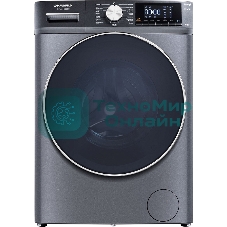 Стиральная машина Maunfeld MFWM1410SB02 темно-серебристый, загрузка фронтальная 10 кг, 1400 об/мин., класс: А+++