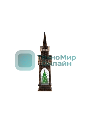 Светильник декоративный (фигура) Neon-night Башня с эффектом снегопада и подсветкой